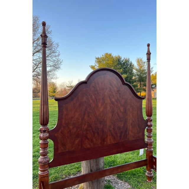 Broyhill 100th Anniversary Collection Mahogany Four Poster Bed Queen