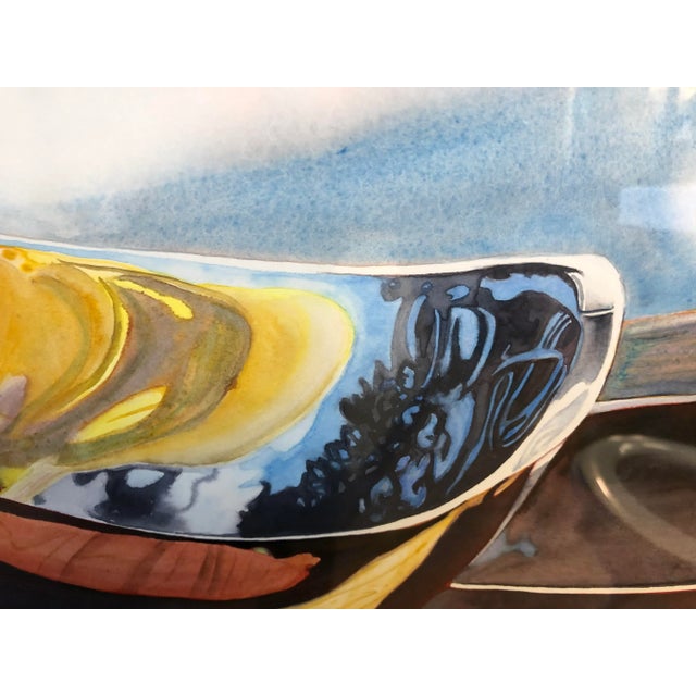 "Chiquita By the Bay" Watercolor Post Impressionist Painting For Sale - Image 4 of 10