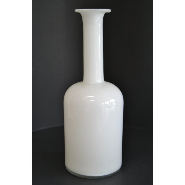 1960s Otto Brauer Danish Modern Hand Blown Gulv Vase Art Glass by Holmegaard For Sale - Image 9 of 9
