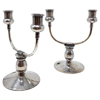 Mid-Century Modern Chandeliers, 1930s, Set of 2 For Sale