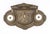 Victorian Early 20th Century Victorian Bronze Double Inkwell Desktop Tray For Sale - Image 3 of 8