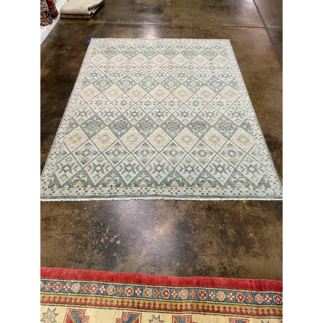 2010s Handwoven Transitional Area Rug 9’2″ X 12’1″ For Sale - Image 5 of 13