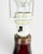 Mid-Century Modern Vintage Table Lamp with Red Cased Glass by Carl Fagerlund for Orrefors, 1960s For Sale - Image 3 of 6