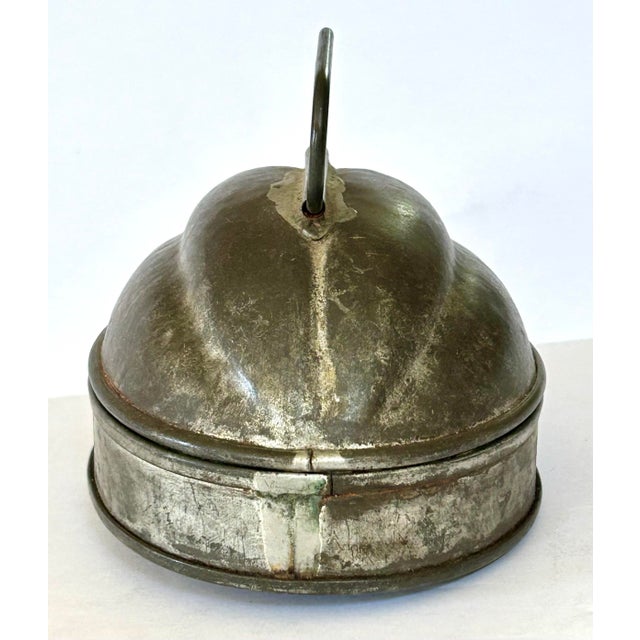 Silver Vintage Melon Pudding Mold For Sale - Image 8 of 9
