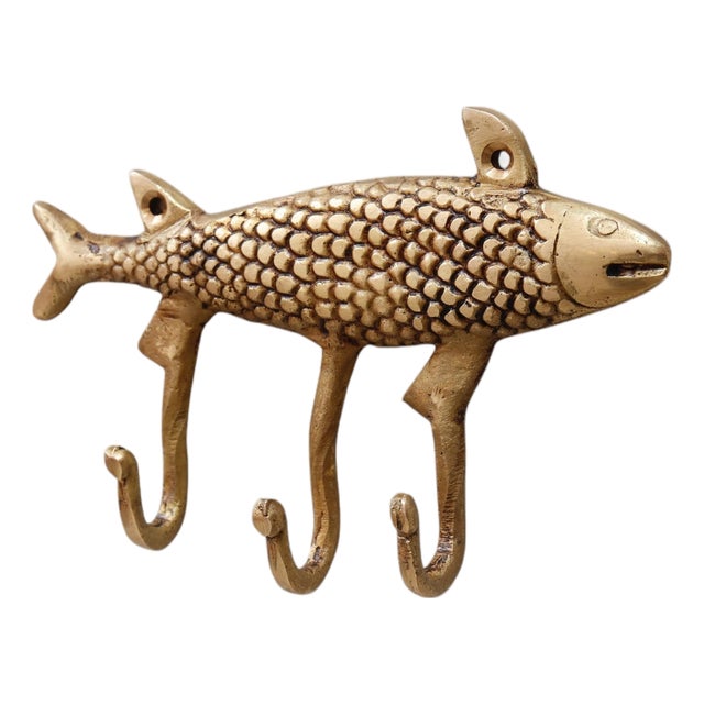 Brass Fish Wall Hooks For Sale