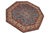 Bohemian Kazak Blue/Ivory Wool Octagon Rug- 7'8'' X 7'9'' For Sale - Image 9 of 10