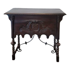 Antique 1920s Kittinger Spanish Revival Spanish Colonia Vanqueno Barqueno Desk