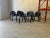 This striking set of six (6) 'Orsay' dining chairs was designed by Gae Aulenti for Knoll International, one of the most...