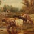 W. V. Tippel, Landscape with Cows and Shepherd, 1886, Oil on Canvas For Sale - Image 4 of 14