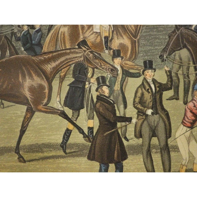 Traditional "Epsom: The Race Over" Aquatint For Sale - Image 3 of 9