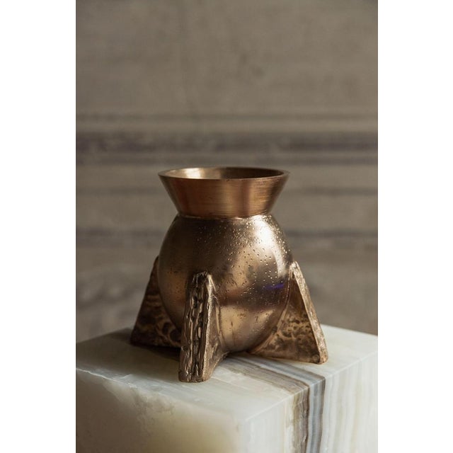 Evase by rick owens, 2007 dimensions: l 20 x w 20 x h 18 cm materials: bronze weight: 4.2 kg available in black, gold and...