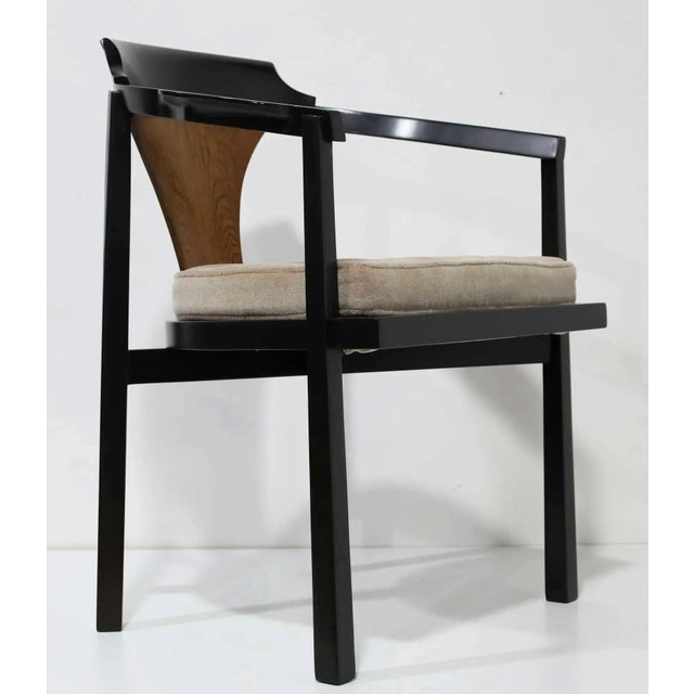 Edward Wormley Edward Wormley for Dunbar Horseshoe Dining Chairs (Model 935) For Sale - Image 4 of 10