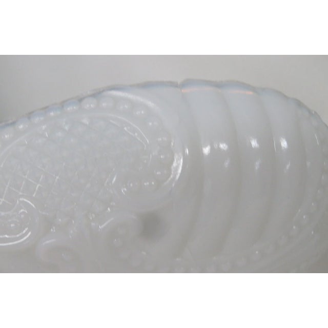 Portieux Vallerysthal White Opaline Milk Glass French Candy Dish With Lid 4733b For Sale - Image 18 of 18