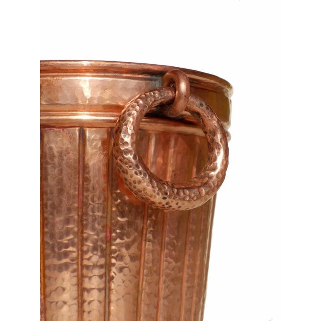 Mid-Century Italian Art Copper Wine Cooler by Egidio Casagrande, 1950s For Sale - Image 4 of 6