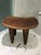 Rustic Hand‑Carved Wooden Stool – Organic Primitive Accent From Material Possessions Chicago For Sale - Image 4 of 9
