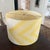 Contemporary Pale Yellow Silk Ikat Drum Lamp Shade For Sale - Image 3 of 6