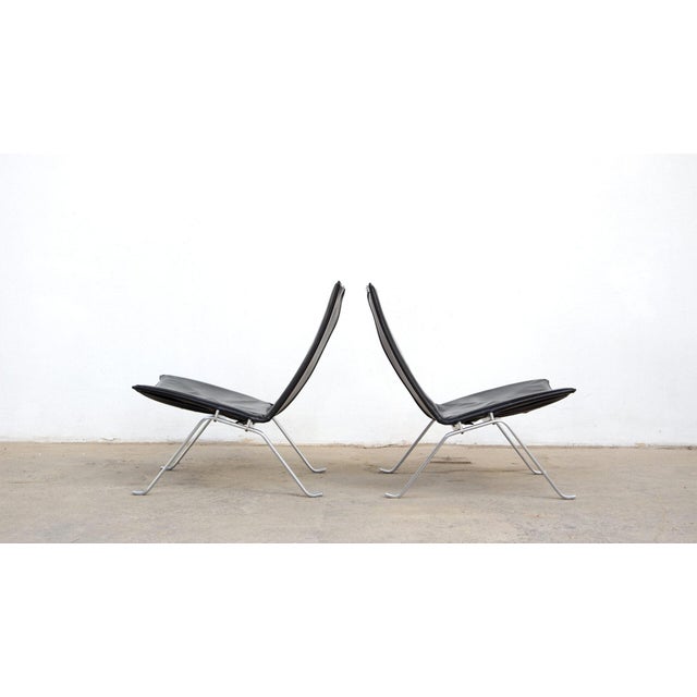 PK 22 Chairs by Poul Kjærholm for Fritz Hansen, 1990s, Set of 2 For Sale - Image 6 of 11