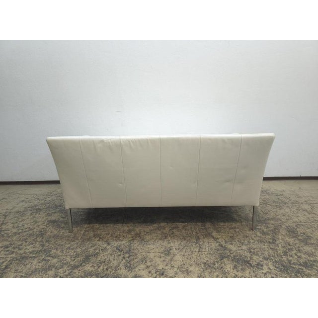 Walter Knoll Jason Suite Two-Seater Armchair Sofa in White by Walter Knoll For Sale - Image 4 of 18