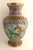 Metal Large 17.75" VTG Chinese Cloisonne Vase, Jingfa Beijing Enamel Factory, Stunning For Sale - Image 7 of 13
