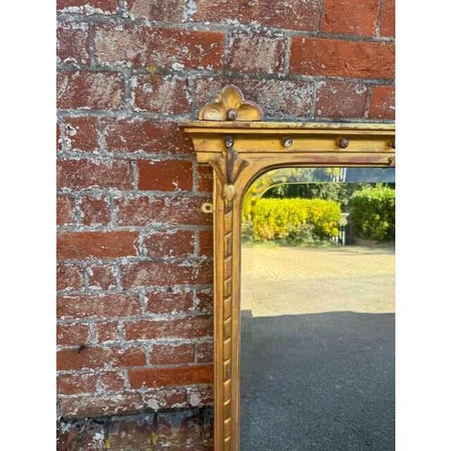 W: 125cm (49.2")h: 135cm (53.1")d: 5cm (2") a superb large antique english 19th century carved wood & gesso original gilt...