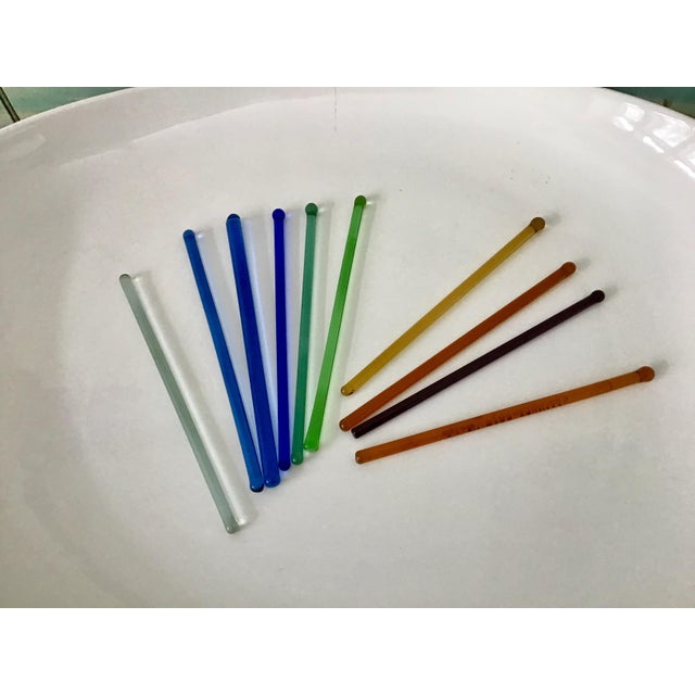 Antique Glass Swizzle Sticks Set of 10 Chairish