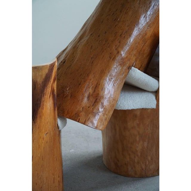Brown Scandinavian Modern Stump Dining Chairs, Sweden, 1980s, Set of 4 For Sale - Image 8 of 18