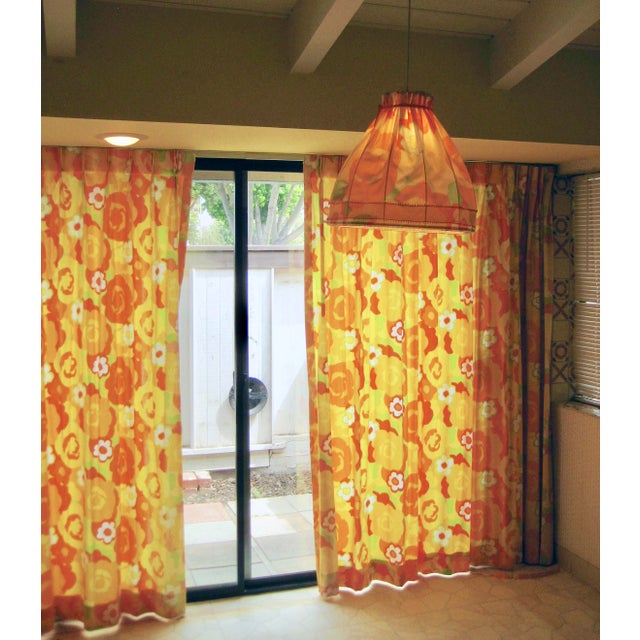 Mid Century Modern Curtains A Pair Chairish