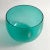 Venini Italian Postmodern Teal Murano Glass Bowl attributed to Venini, 1990s For Sale - Image 4 of 10