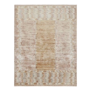 Rug & Kilim’s Scandinavian Style Rug With Geometric Chevron Patterns For Sale