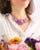 Contemporary GÉRANIUM, Necklace, Yellow For Sale - Image 3 of 4