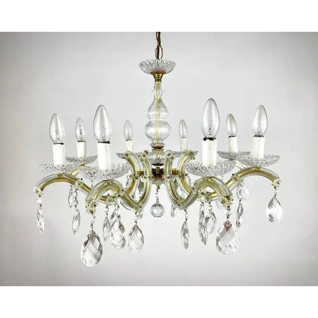 Maria Theresa Crystal Chandelier, 1970s For Sale - Image 9 of 9