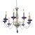 Schonbek Rhiannon Sapphire Crystal Chandelier - 9 Light For Sale