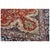 Brick Red Antique Persian Tabriz 3x4 Red & Navy Handmade Area Rug #1143878 For Sale - Image 8 of 12