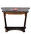 Brown Empire Revival Italian Console Table with Black Marble Top, 1950s For Sale - Image 8 of 14