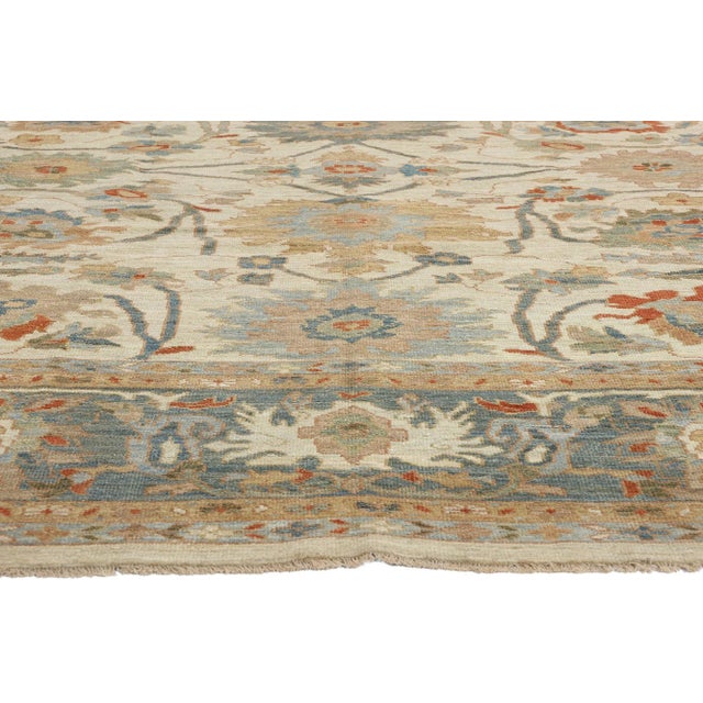 Persian Sultanabad Rug - 11'05 X 12'03 For Sale - Image 4 of 9