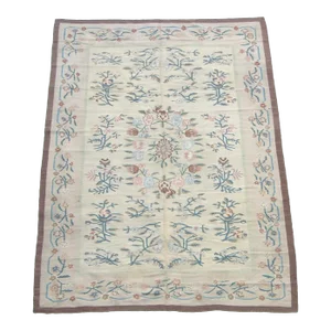 Early 20th Century Antique Floral Bessarabian Kilim Rug