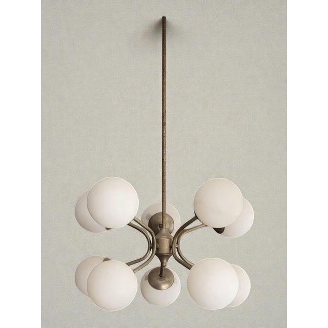 Vintage Sputnik Pendant Light, 1950s For Sale - Image 3 of 8