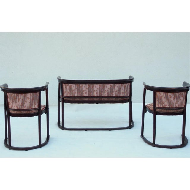 Dimensions: chair: 79x62x52cm, sofa: 79x122x55cm. This piece has an attribution mark, I am sure that it is completely...