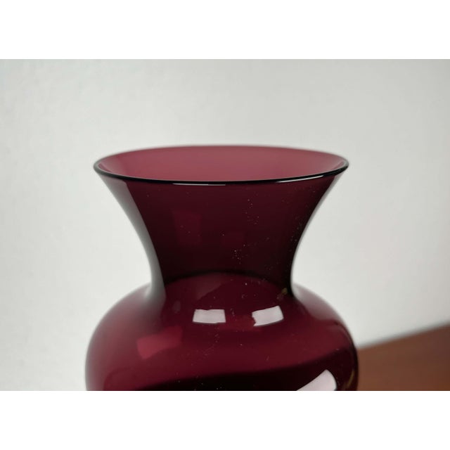 Mid-Century Modern Glass Vase by Hugo Gehlin for Gullaskruf Glasbruk, Sweden, 1950s For Sale - Image 4 of 13