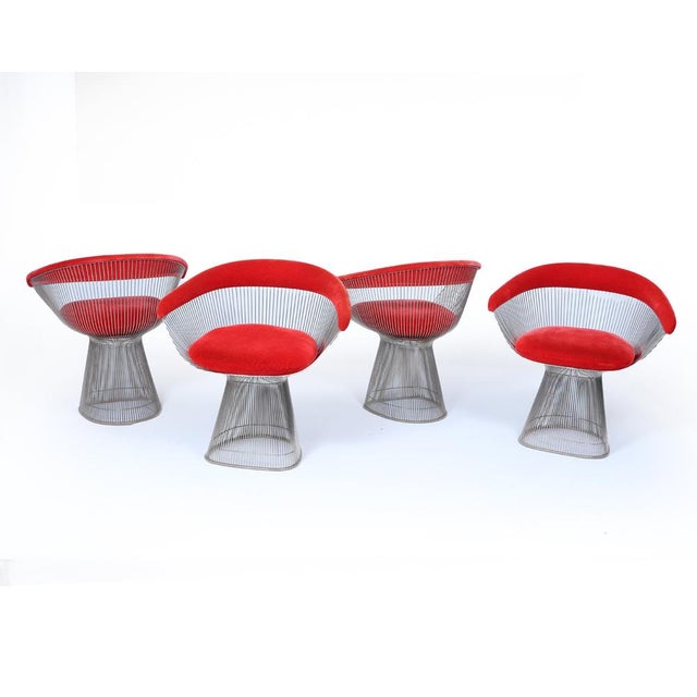 Mid-Century Modern Vintage Dining Chairs by Warren Platner for Knoll, 1980, Set of 4 For Sale - Image 3 of 18