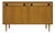 Mid Century Modern Oak Jr. Credenza | Danish Storage | Entryway Cabinet, Circa 1960's For Sale