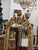 Grand French Louis XV Floor Mirror With Cherub Crest & Gold Leaf Frame For Sale - Image 4 of 7