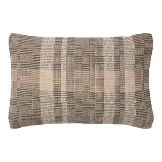 Amber Lewis x Loloi Bea Charcoal / Natural 13'' x 21'' Cover Only Pillow For Sale