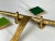 Moroccan Engraved Brass Sliding Door Bolt Latch For Sale - Image 4 of 5