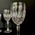Vintage Gorham Regalta Cut Diamond, Faceted Stem Crystal Goblets, Set of 6 For Sale In Miami - Image 6 of 10