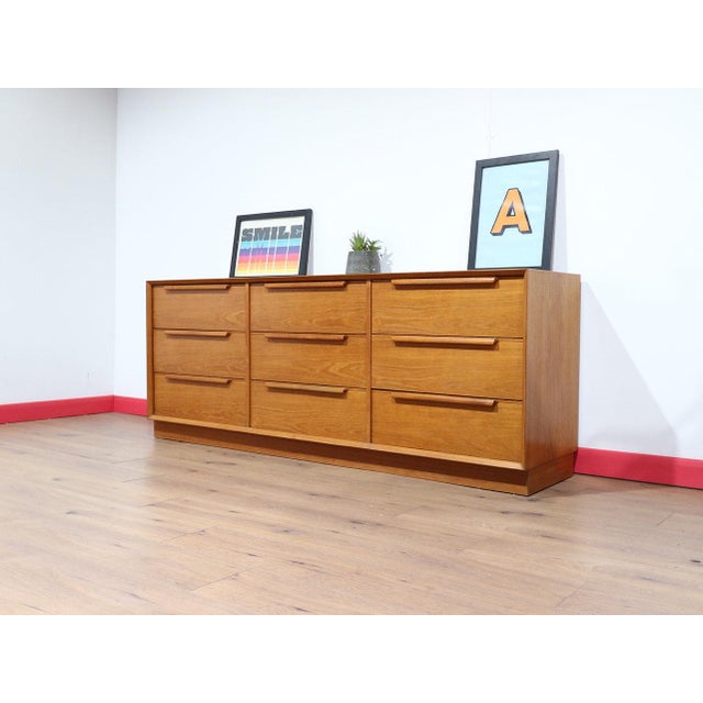 This stunning Danish dresser that exemplifies wonderful quality and mid century style, perfect for elevating any bedroom...