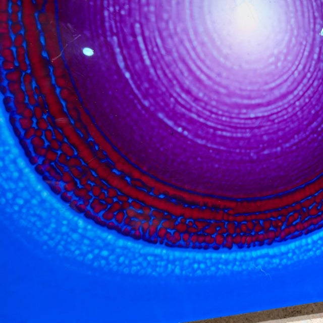 Original Contemporary Abstract Art Wall Constructed in Acrylic Op Art Chok 1973 For Sale - Image 4 of 10