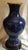 Mid-Century Modern Chinese Blue Cloisonne Floral Enameled Vase 20thC. For Sale - Image 3 of 7