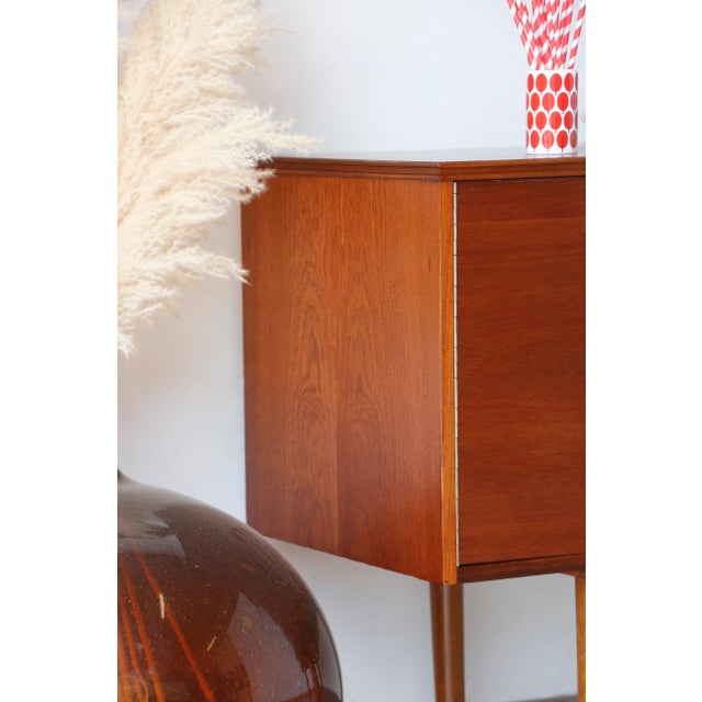 Small Scandinavian Style Sideboard from Sapele, 1960s For Sale - Image 13 of 18