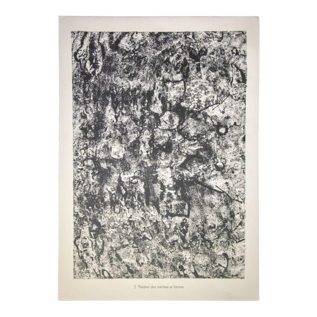 Jean Dubuffet, Theater of Wicks and Tears, Lithograph, 1959 For Sale